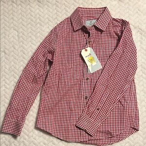 Class Club Red and White Checkered Shirt